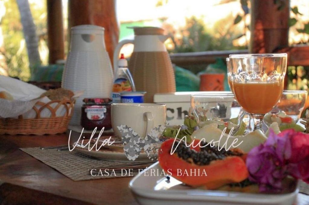 Villa Nicolle - Bahia - Praia Do Espelho Bagian luar foto