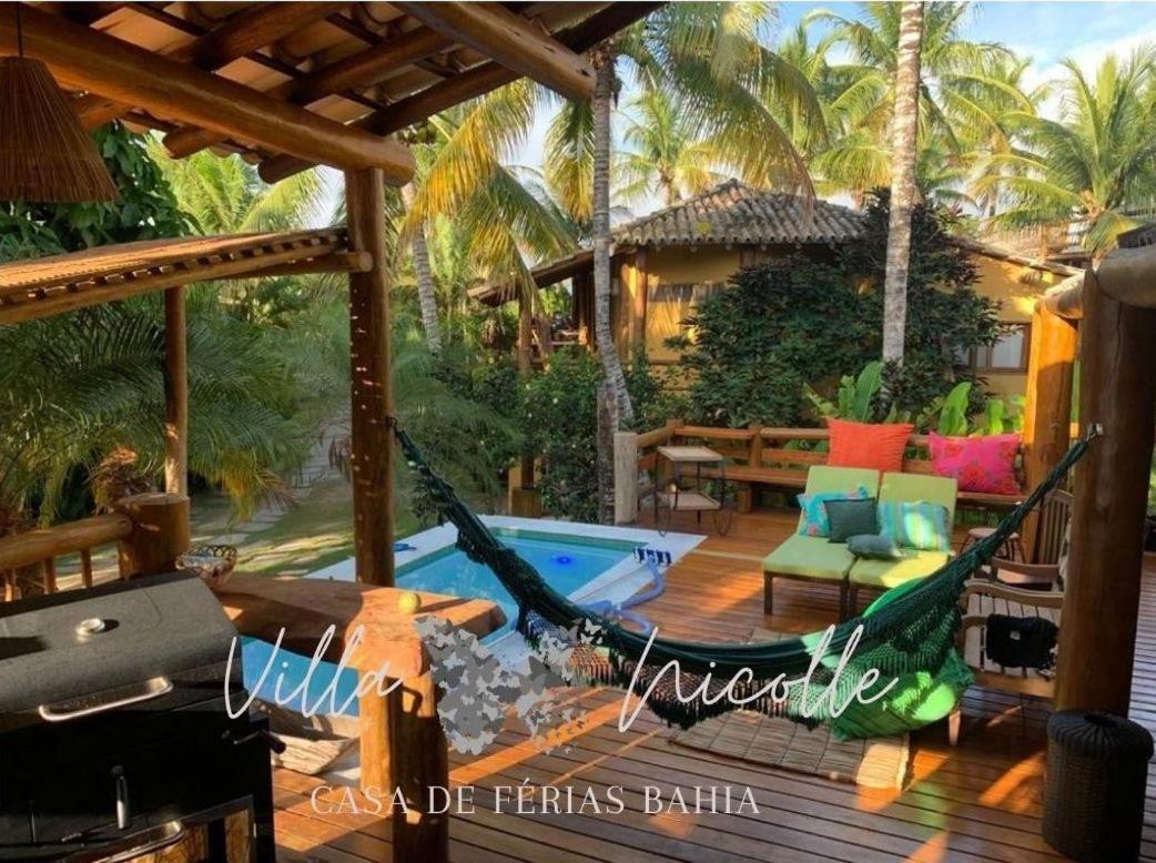 Villa Nicolle - Bahia - Praia Do Espelho Bagian luar foto