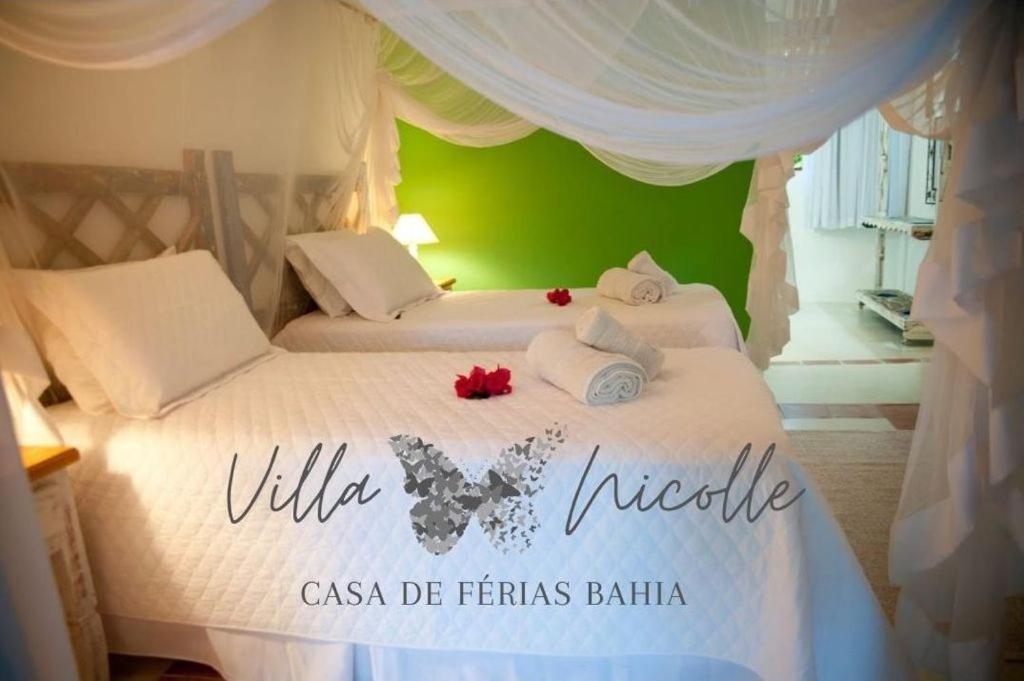 Villa Nicolle - Bahia - Praia Do Espelho Bagian luar foto