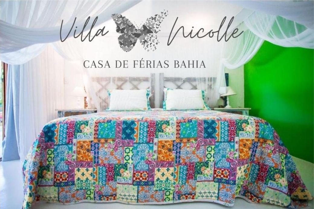 Villa Nicolle - Bahia - Praia Do Espelho Bagian luar foto