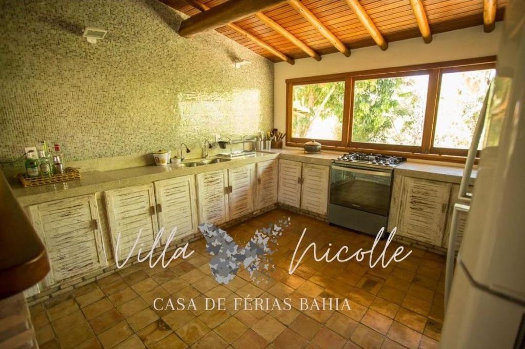Villa Nicolle - Bahia - Praia Do Espelho Bagian luar foto