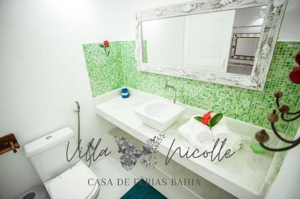 Villa Nicolle - Bahia - Praia Do Espelho Bagian luar foto