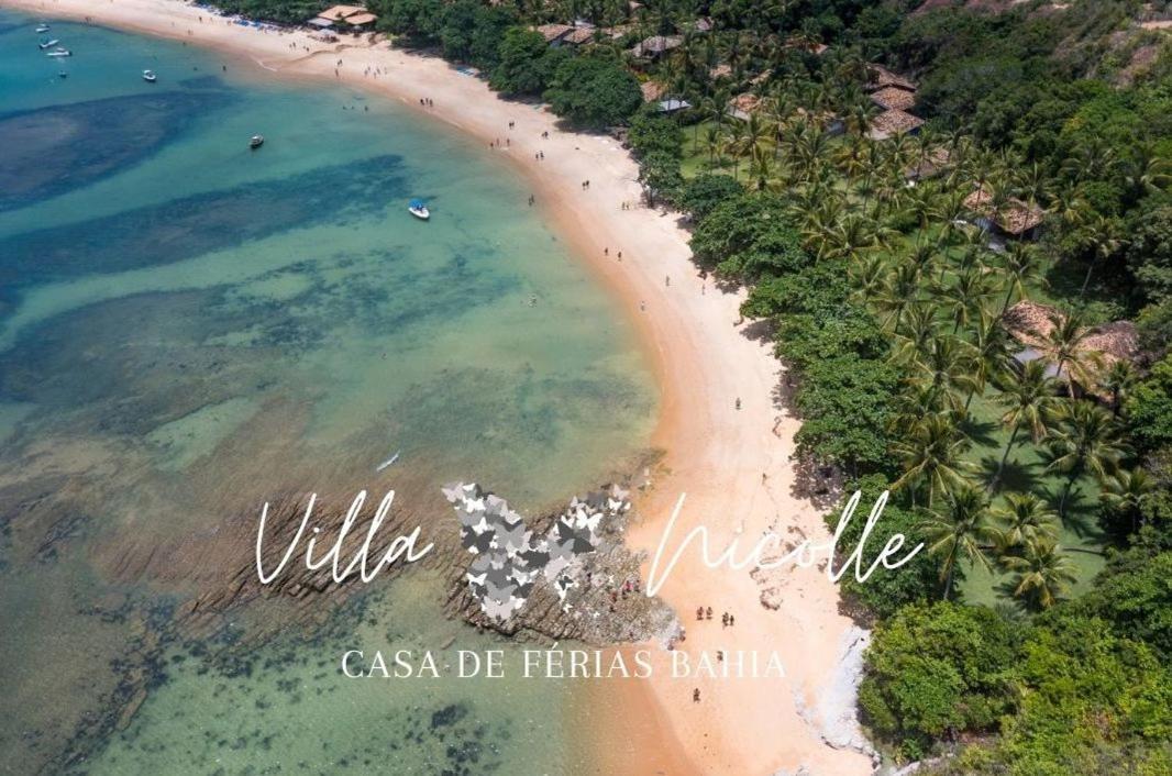 Villa Nicolle - Bahia - Praia Do Espelho Bagian luar foto