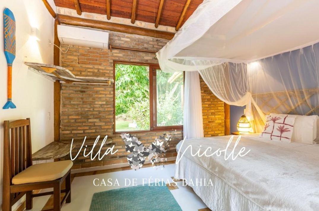 Villa Nicolle - Bahia - Praia Do Espelho Bagian luar foto