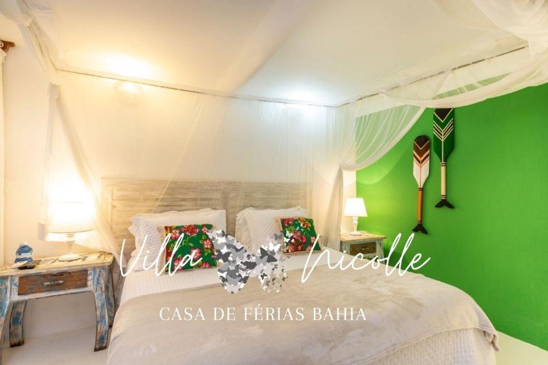 Villa Nicolle - Bahia - Praia Do Espelho Bagian luar foto