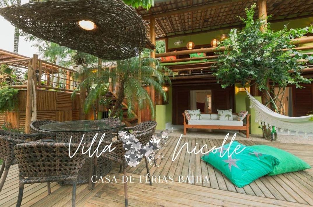 Villa Nicolle - Bahia - Praia Do Espelho Bagian luar foto