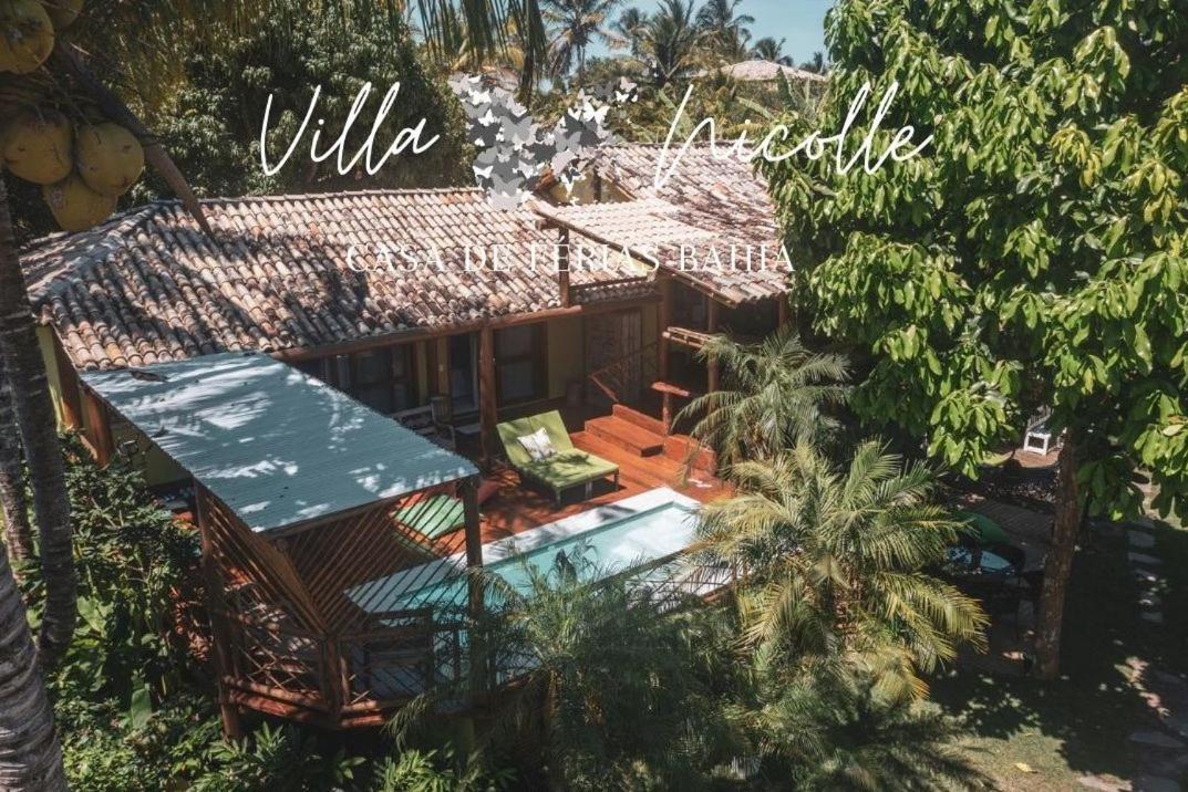 Villa Nicolle - Bahia - Praia Do Espelho Bagian luar foto