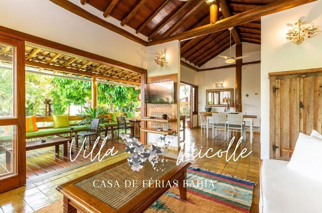 Villa Nicolle - Bahia - Praia Do Espelho Bagian luar foto